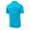 MENS UPF PRO POLO AQUATIC BLUE Back Angle Left